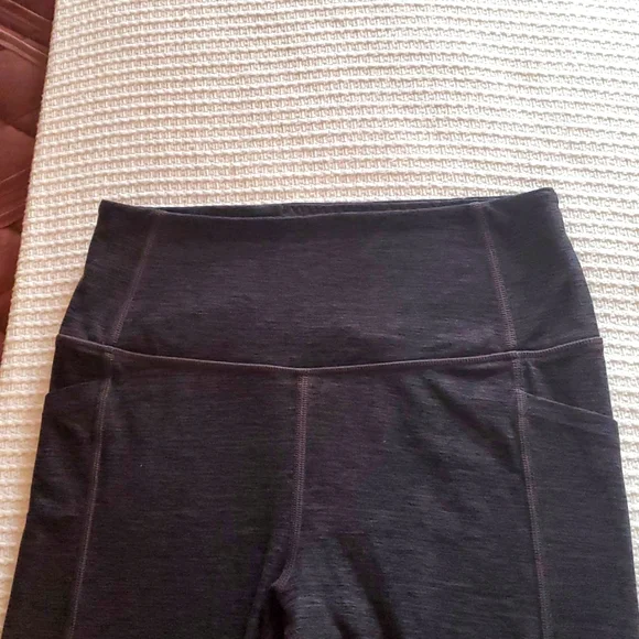 Victoria Secret High-Waisted Black/ Purple Tint Leggings - Picture 3 of 8